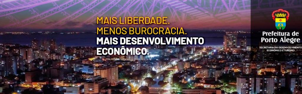 Banner Mais Liberdade. Menos Burocracia. Mais Desenvolvimento Econômico