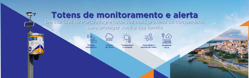 Totens de monitoramento e alerta