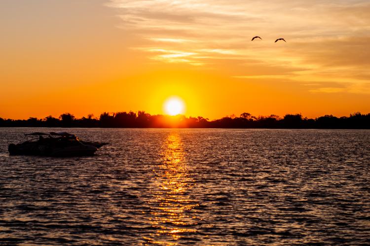 Pôr do Sol no Guaíba