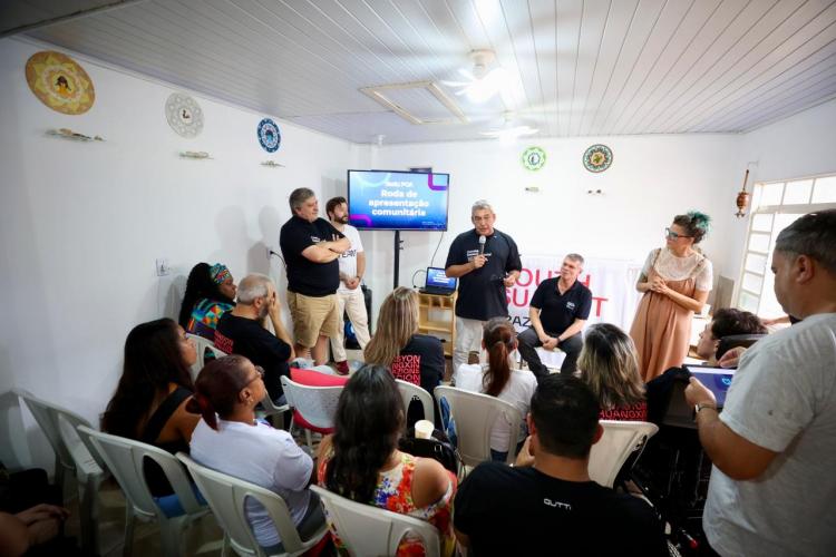 Prefeito Sebastião Melo no Hackapoa da Restinga