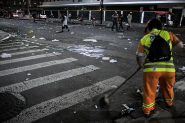 DMLU prossegue com operação especial de limpeza para as eleições