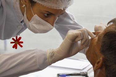 Campanha contra o câncer bucal leva exames ao Largo Glênio Peres