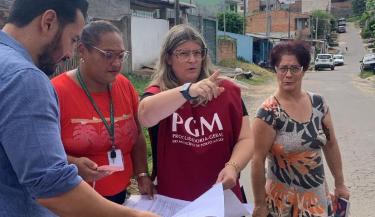 Visita técnica feita em março na comunidade