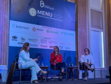 Letícia Batistela no evento MenuPOA