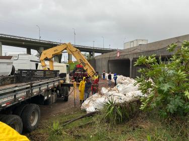 Fechamento das comportas
