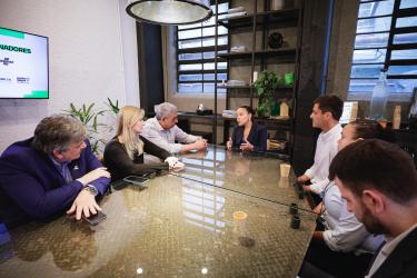 Melo recebe vice-prefeita de Nova Iorque em Porto Alegre