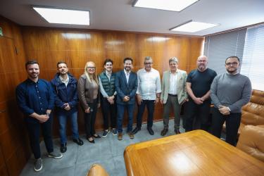 Prefeito recebe consórcio que arrematou Terminal Portuário em Porto Alegre