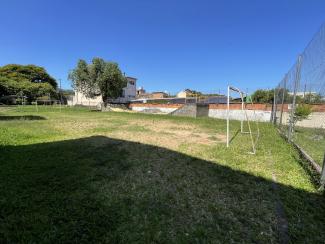 Quadra de futebol gramada