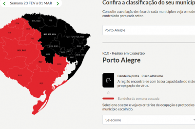 Alerta à população em relação às medidas de enfrentamento apresentadas no cenário atual da pandemia do Coronavírus em Porto Alegre