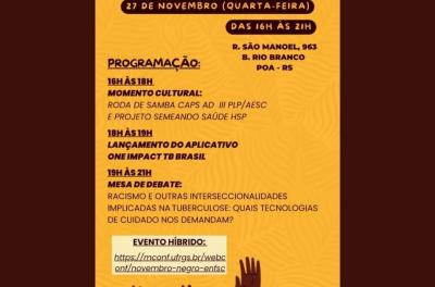 Conselho vai participar de ação intersetorial de prevenção da Tuberculose durante o Novembro Negro
