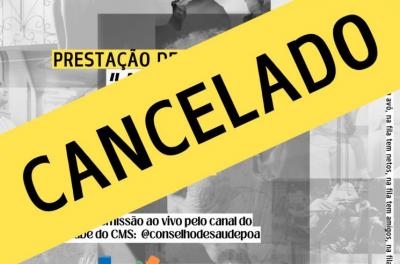 Plenária desta quinta-feira, 19, foi cancelada em função do temporal