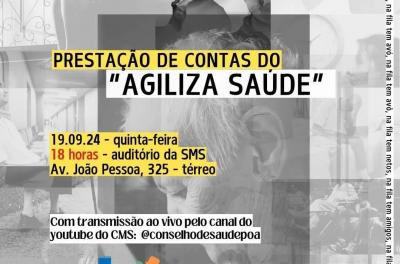 Conselheiros de Saúde discutirão sobre o Agiliza Saúde