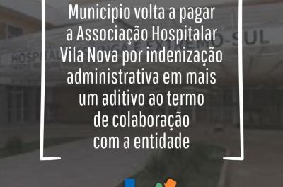 Município volta a pagar a AHVN por indenização administrativa em mais um aditivo ao termo de colaboração com a entidade