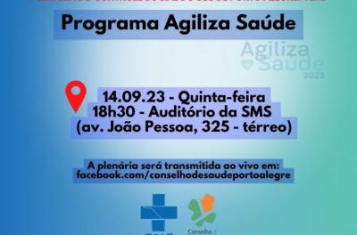Programa Agiliza Saúde será apresentado aos conselheiros de Saúde da Capital