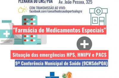 Farmácia de Medicamentos Especiais será pauta do plenário desta quinta-feira (15)