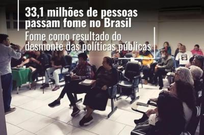 Fome como resultado do desmonte das políticas públicas foi o tema da plenária do Conselho de Saúde