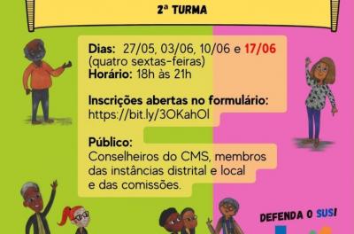 Prorrogadas as inscrições para a formação Educação Popular como ferramenta para Educação para o SUS