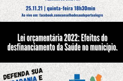 O PLENÁRIO DO CMS/POA REJEITA O PLC 026/2021