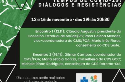 CMS vai discutir sobre participação popular na política de Saúde em Porto Alegre