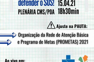 O rumo da Atenção Básica em Porto Alegre será pauta do plenário desta quinta-feira (15)