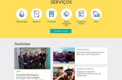 Está em funcionamento a partir desta terça-feira , 21, a versão atualizada para as notícias no Novo Portal da Prefeitura Municipal de Porto Alegre, assim como o recurso de busca na página inicial e secundária, no endereço prefeitura.poa.br