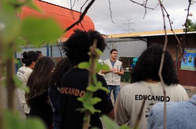 DMLU faz Tour dos ResÃduos com alunos da Comunidade Evangélica