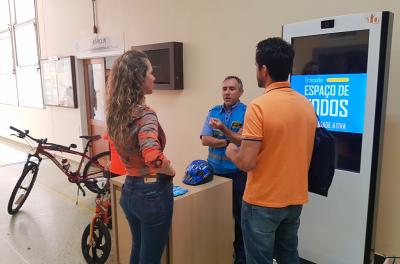 A iniciativa estimula o uso saudável da bicicleta pelos funcionários das empresas parceiras