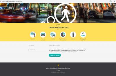 A Prefeitura de Porto Alegre, por meio da Empresa Pública de Transporte e Circulação (EPTC), disponibilizou seus dados em um novo portal da transparência,