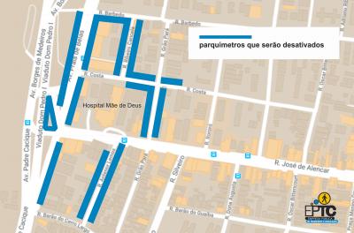 Região tem 312 vagas e 13 novos parquímetros