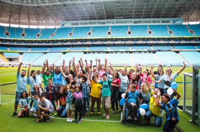 Visita da Fasc na Arena do Grêmio