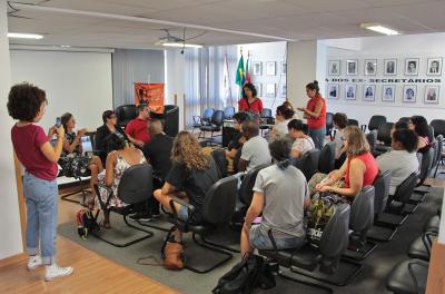 reunião smed com mirabal