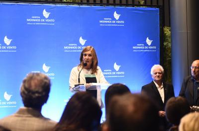 Monica Leal participa de inauguração de emergência pediátrica