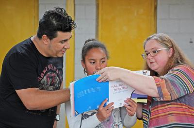 Escola Campos do Cristal recebe nova ação do Livro Andarilho