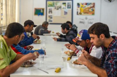 almoço solidário