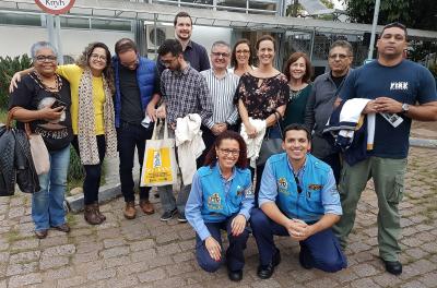 Técnicos de Vitória conhecem projeto Pedestre Idoso