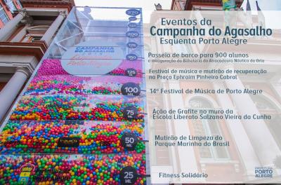 Campanha do Agasalho Esquenta Porto Alegre chega a 150 mil peças arrecadadas