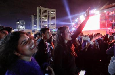 Pôr do Sol reúne torcedores para o jogo da final da Copa América