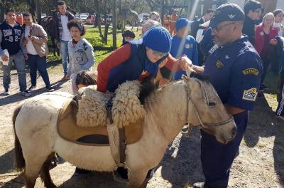 EPTC programa ações educativas no Acampamento Farroupilha