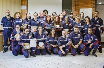 Samu da Capital conclui curso a dez municÃpios gaúchos