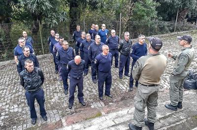 Guarda Municipal recebe capacitação para uso de gás químico