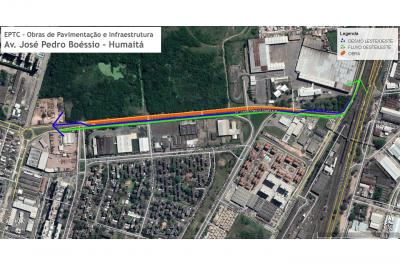 EPTC informa desvios na região do Humaitá