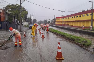 Ação conjunta minimiza transtornos da chuva na Capital