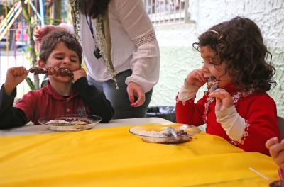 Almoço nas escolas