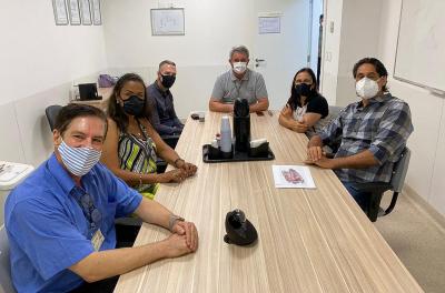 Gestão da Saúde reúne-se com diretoria do Hospital da Restinga