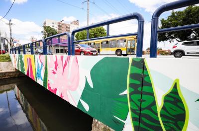 ponte na avenida Ipiranga