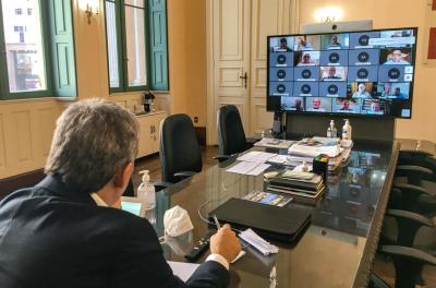 Covid-19: Melo defende cogestão efetiva em reunião do conselho