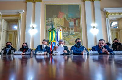 Prefeito assina ordem de inÃcio para serviço inédito de inventário patrimonial