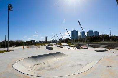 Pista de skate do Trecho 3 da Orla 