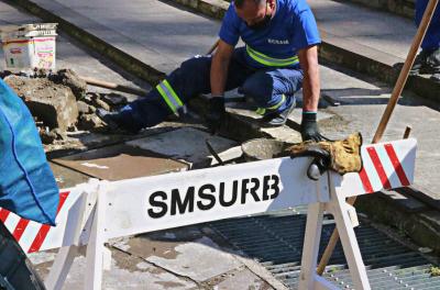 Começa a recuperação das calçadas do Centro Histórico