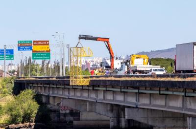 Reparos na Ponte do Saco da Alemoa começaram na última quarta-feira, 24.